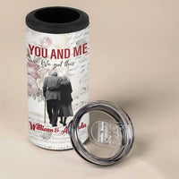 Personalized Anniversary Gift for Wife 4 in 1 Can Cooler Tumbler Custome Name Forever Married Love From Husband