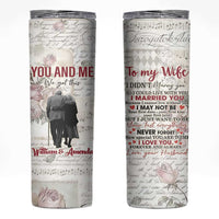 Personalized Anniversary Gift for Wife Skinny Tumbler Custome Name Forever Married Love From Husband