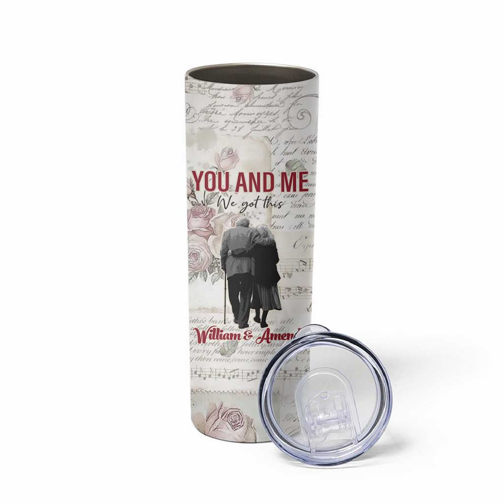 Personalized Anniversary Gift for Wife Skinny Tumbler Custome Name Forever Married Love From Husband