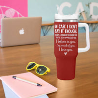 Romantic Gift for Her Tumbler With Handle Love Reminder Appreciation Message I Love You