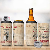 Personalized Anniversary Gift 4 in 1 Can Cooler Tumbler Custome Name You And Me Forever Love