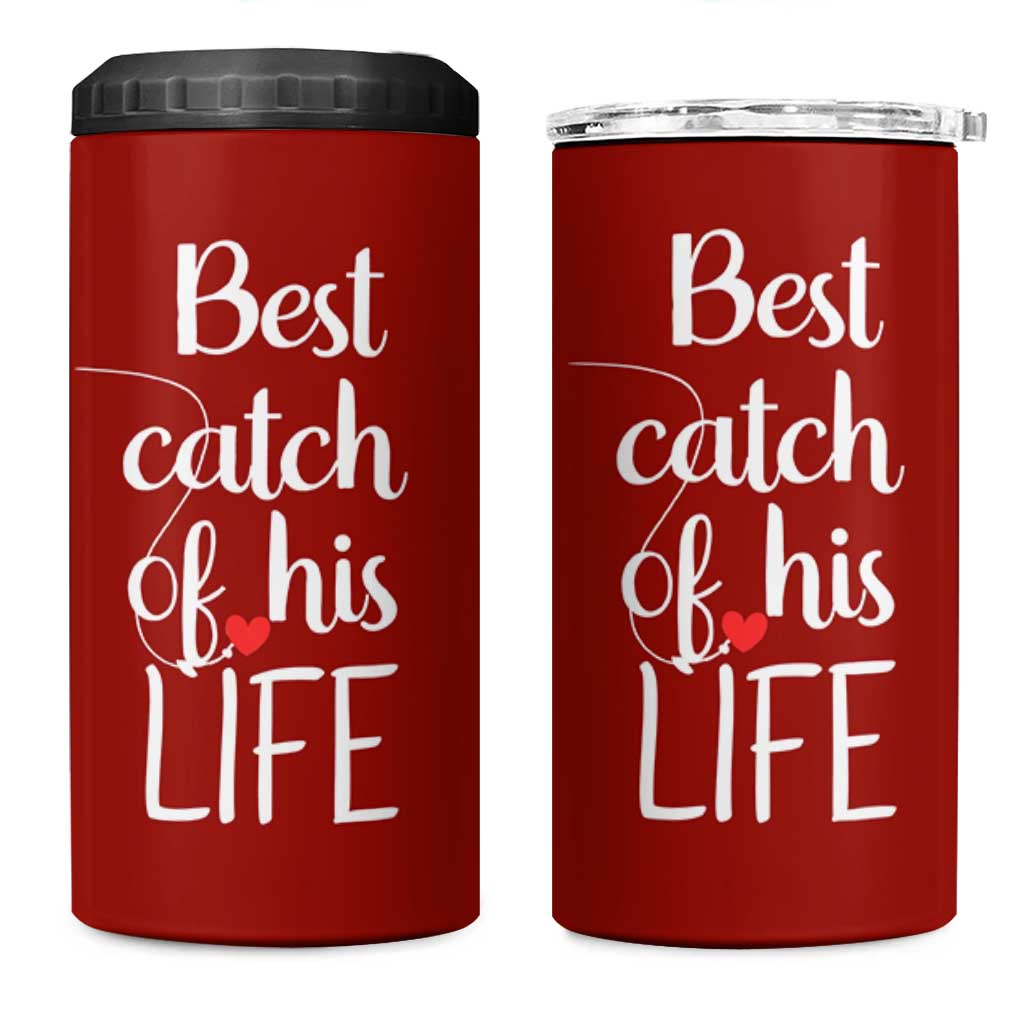 Wedding Anniversary 4 in 1 Can Cooler Tumbler For Her Matching Couple Gift