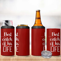 Wedding Anniversary 4 in 1 Can Cooler Tumbler For Her Matching Couple Gift