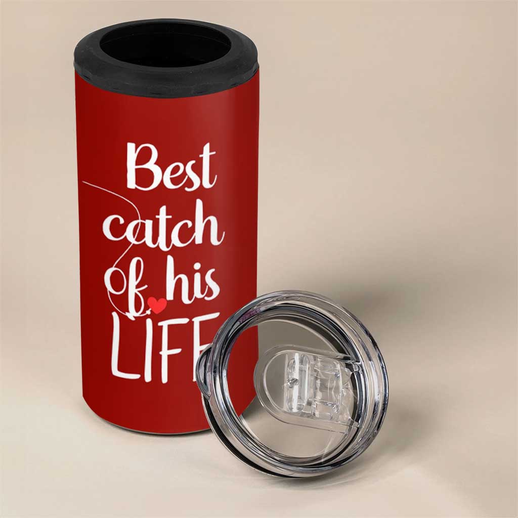 Wedding Anniversary 4 in 1 Can Cooler Tumbler For Her Matching Couple Gift