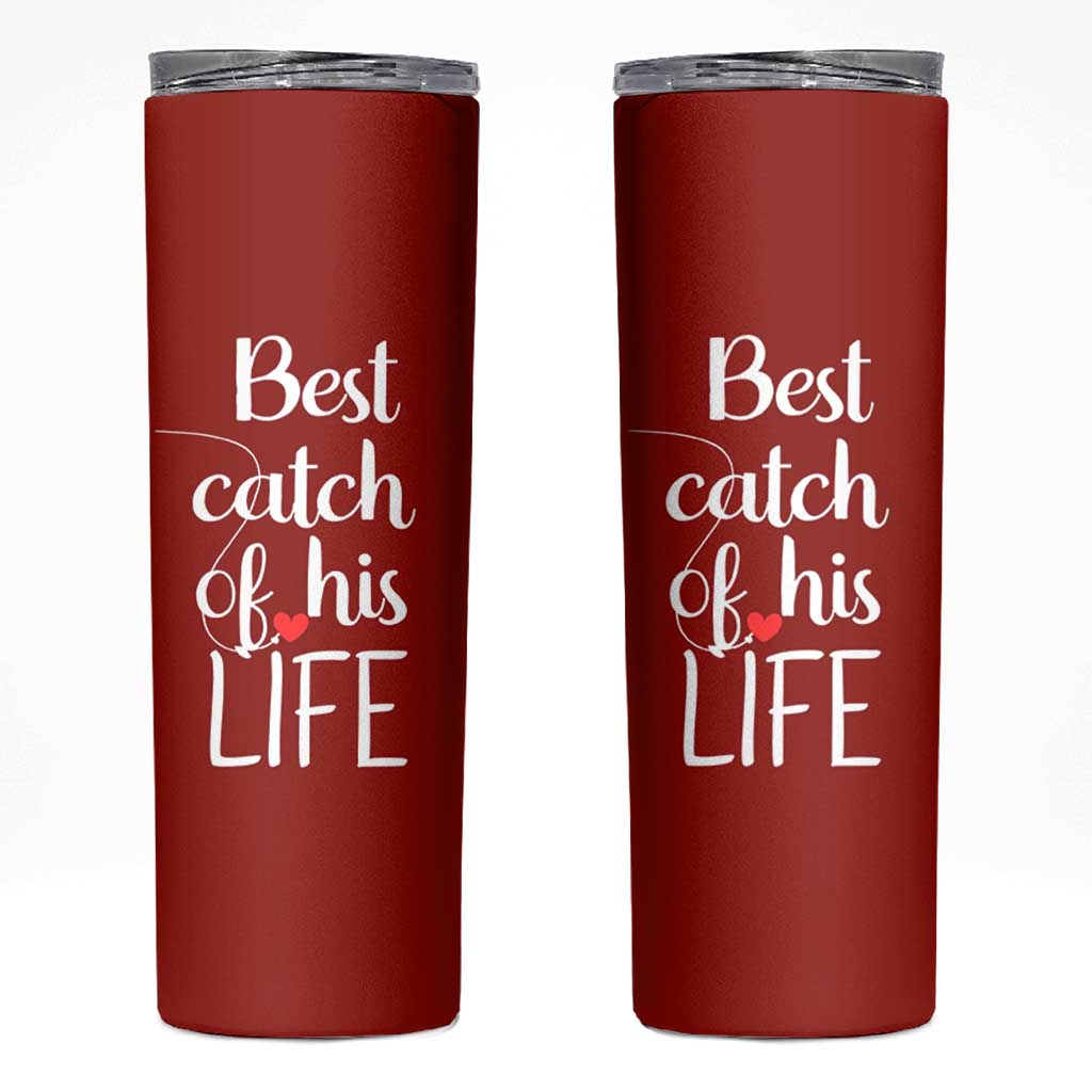 Wedding Anniversary Skinny Tumbler For Her Matching Couple Gift