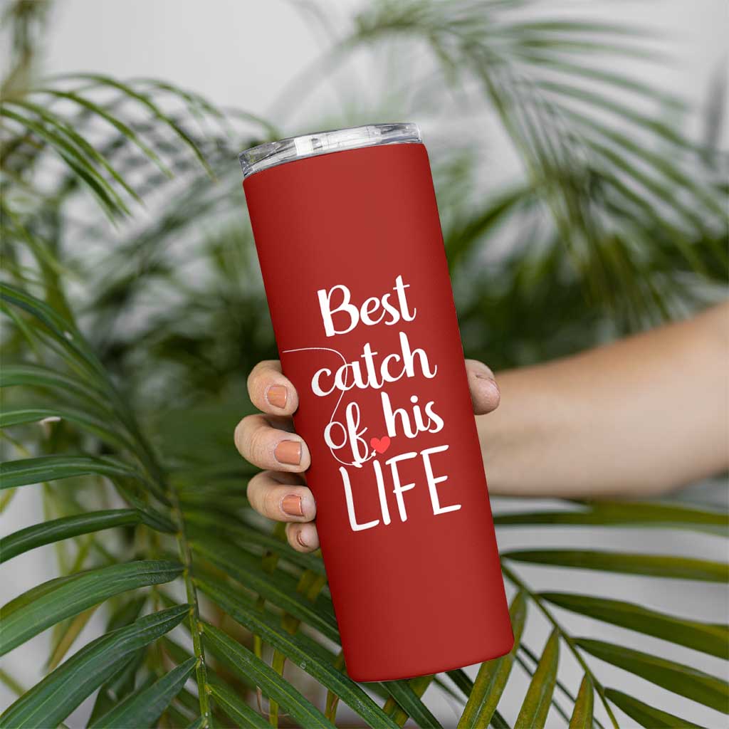 Wedding Anniversary Skinny Tumbler For Her Matching Couple Gift