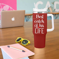 Wedding Anniversary Tumbler With Handle For Her Matching Couple Gift