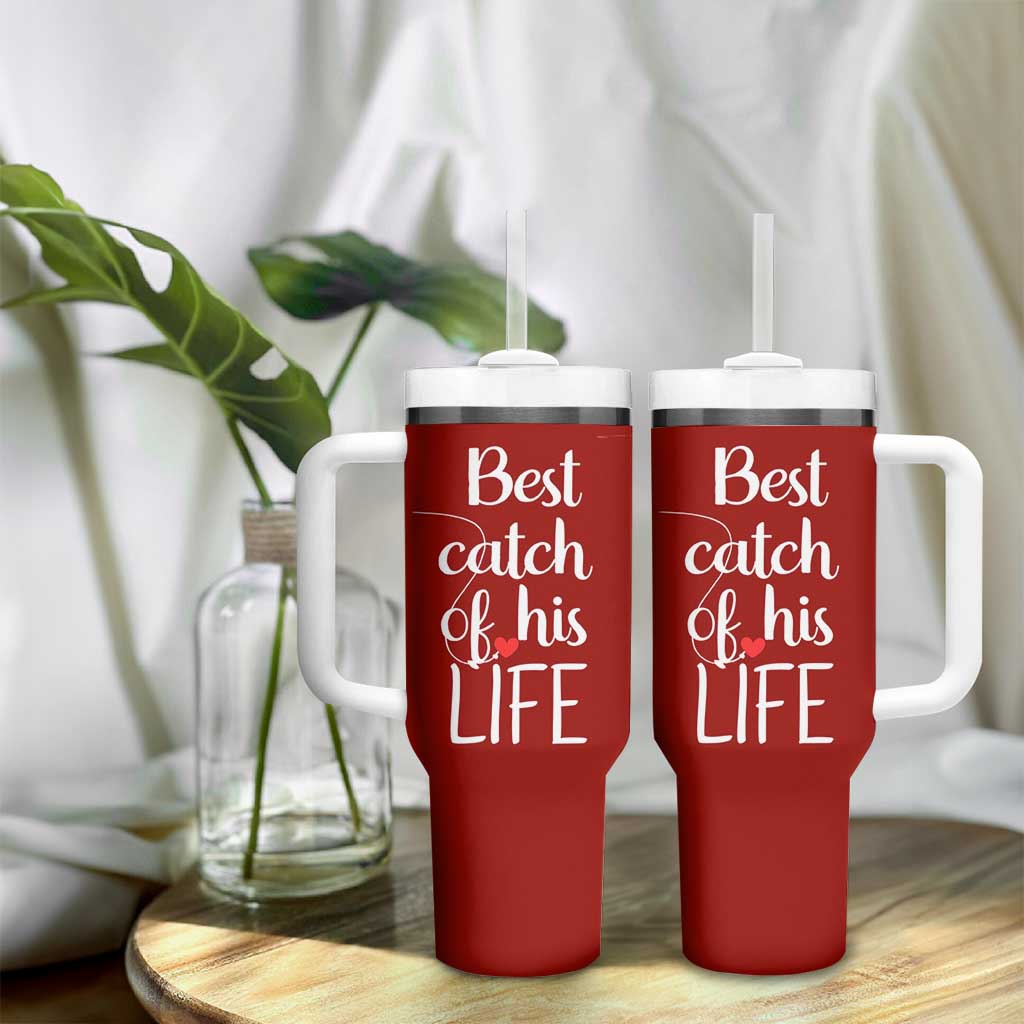 Wedding Anniversary Tumbler With Handle For Her Matching Couple Gift