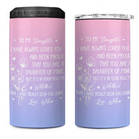 Adult Daughters Gifts From Mom 4 in 1 Can Cooler Tumbler To My Daughter