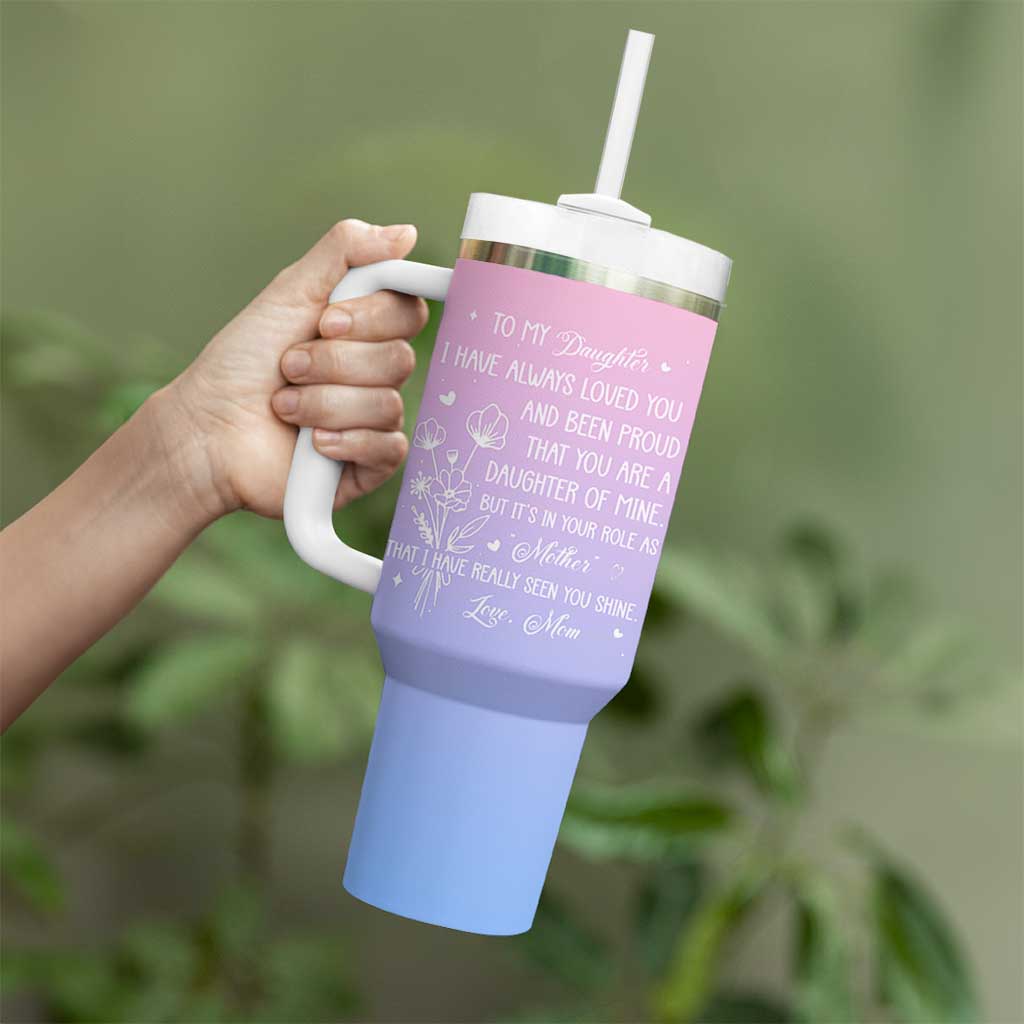 Adult Daughters Gifts From Mom Tumbler With Handle To My Daughter