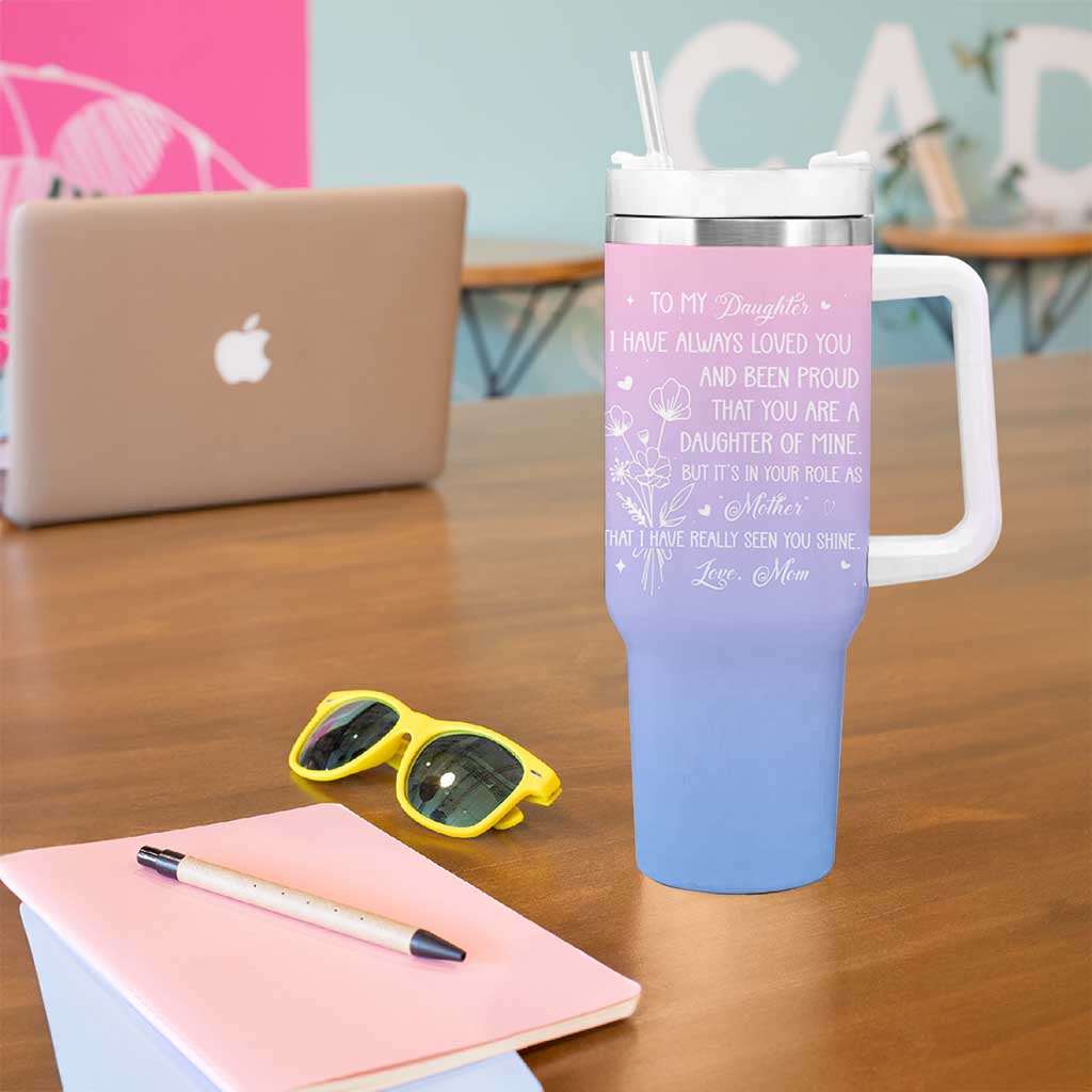 Adult Daughters Gifts From Mom Tumbler With Handle To My Daughter