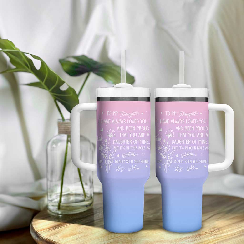 Adult Daughters Gifts From Mom Tumbler With Handle To My Daughter