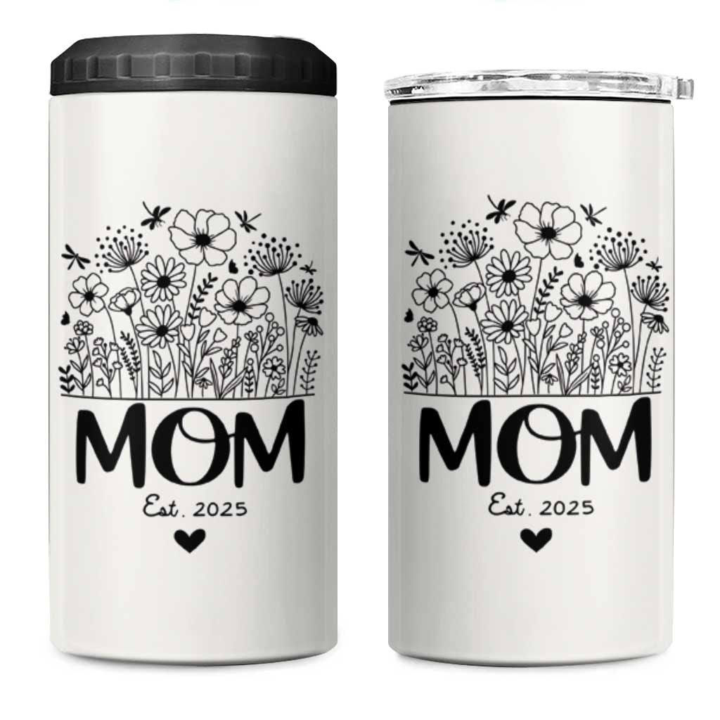 Mothers Day Gifts For New Mom 2025 4 in 1 Can Cooler Tumbler First Time Mom Pregnant Mommy Expecting Mother