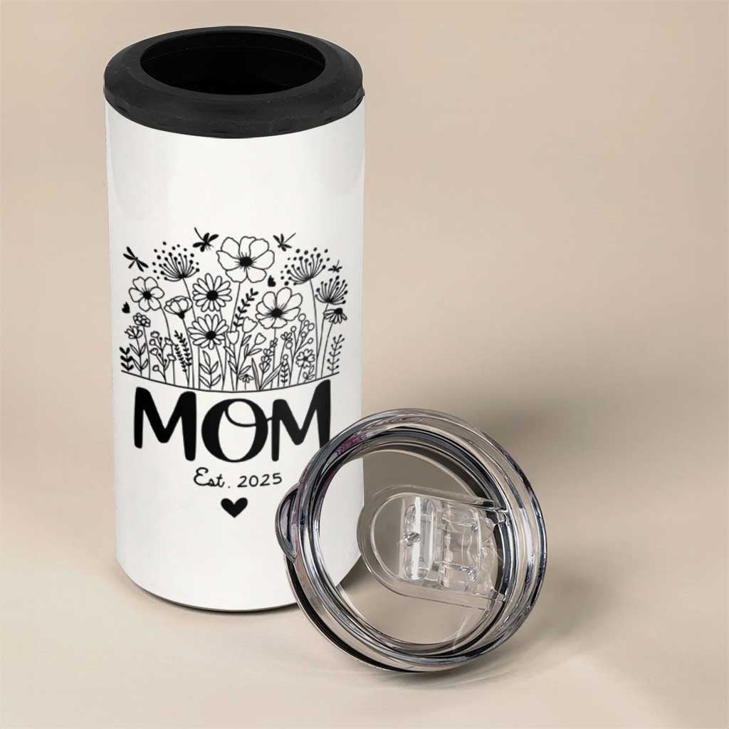 Mothers Day Gifts For New Mom 2025 4 in 1 Can Cooler Tumbler First Time Mom Pregnant Mommy Expecting Mother