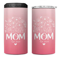 Mothers Day Gifts For New Mom 2025 4 in 1 Can Cooler Tumbler First Time Mom Pregnant Mommy Expecting Mother Pink