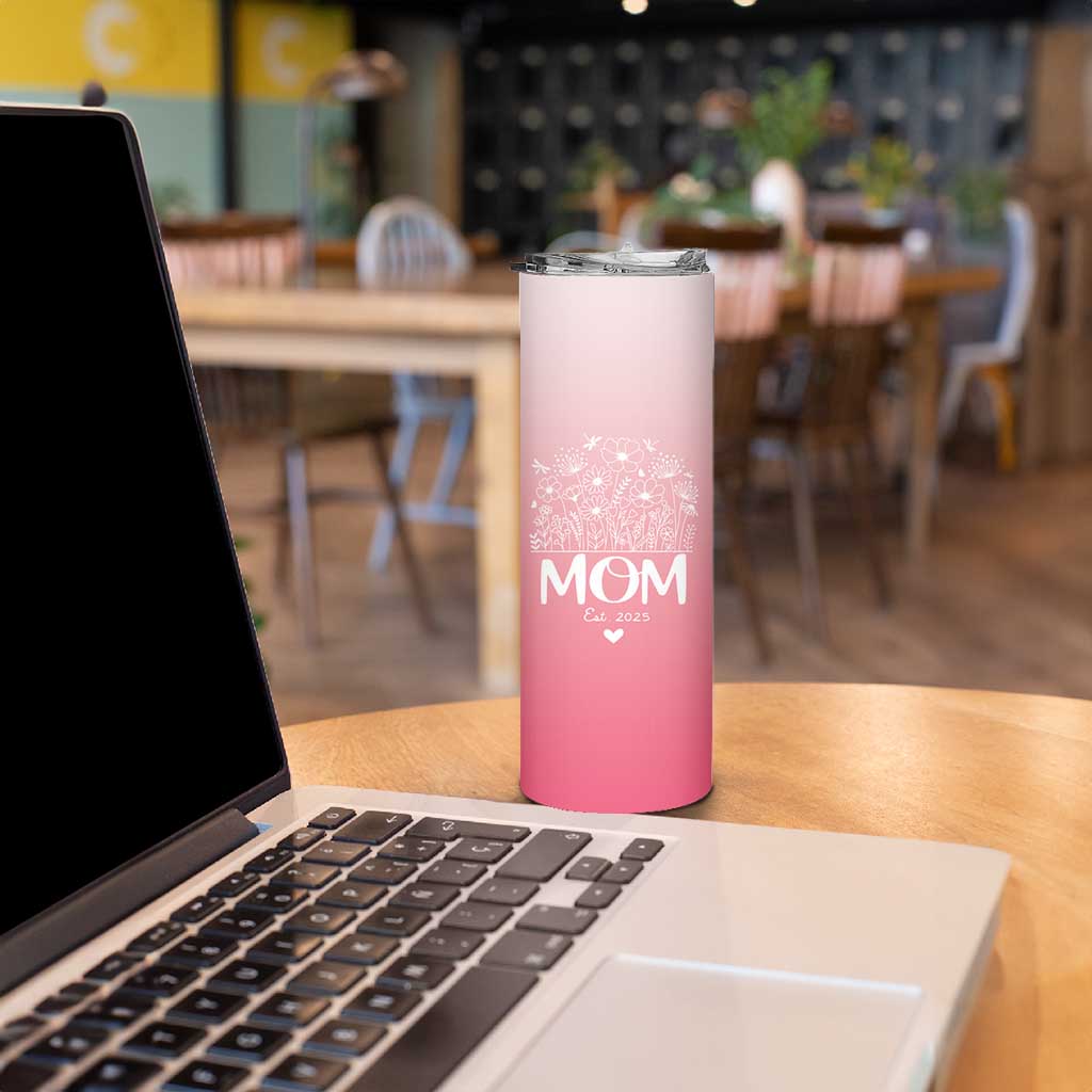 Mothers Day Gifts For New Mom 2025 Skinny Tumbler First Time Mom Pregnant Mommy Expecting Mother Pink
