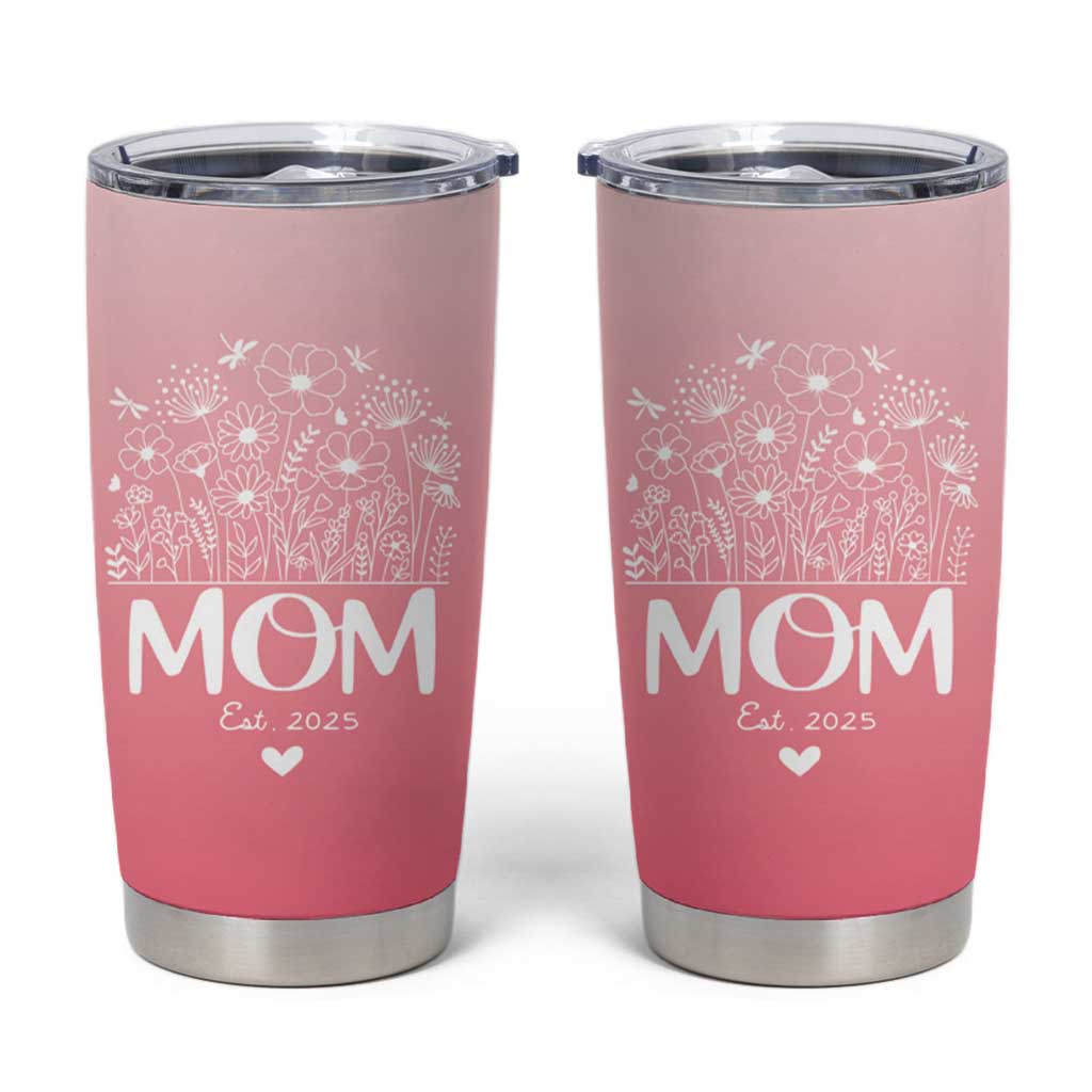 Mothers Day Gifts For New Mom 2025 Tumbler Cup First Time Mom Pregnant Mommy Expecting Mother Pink