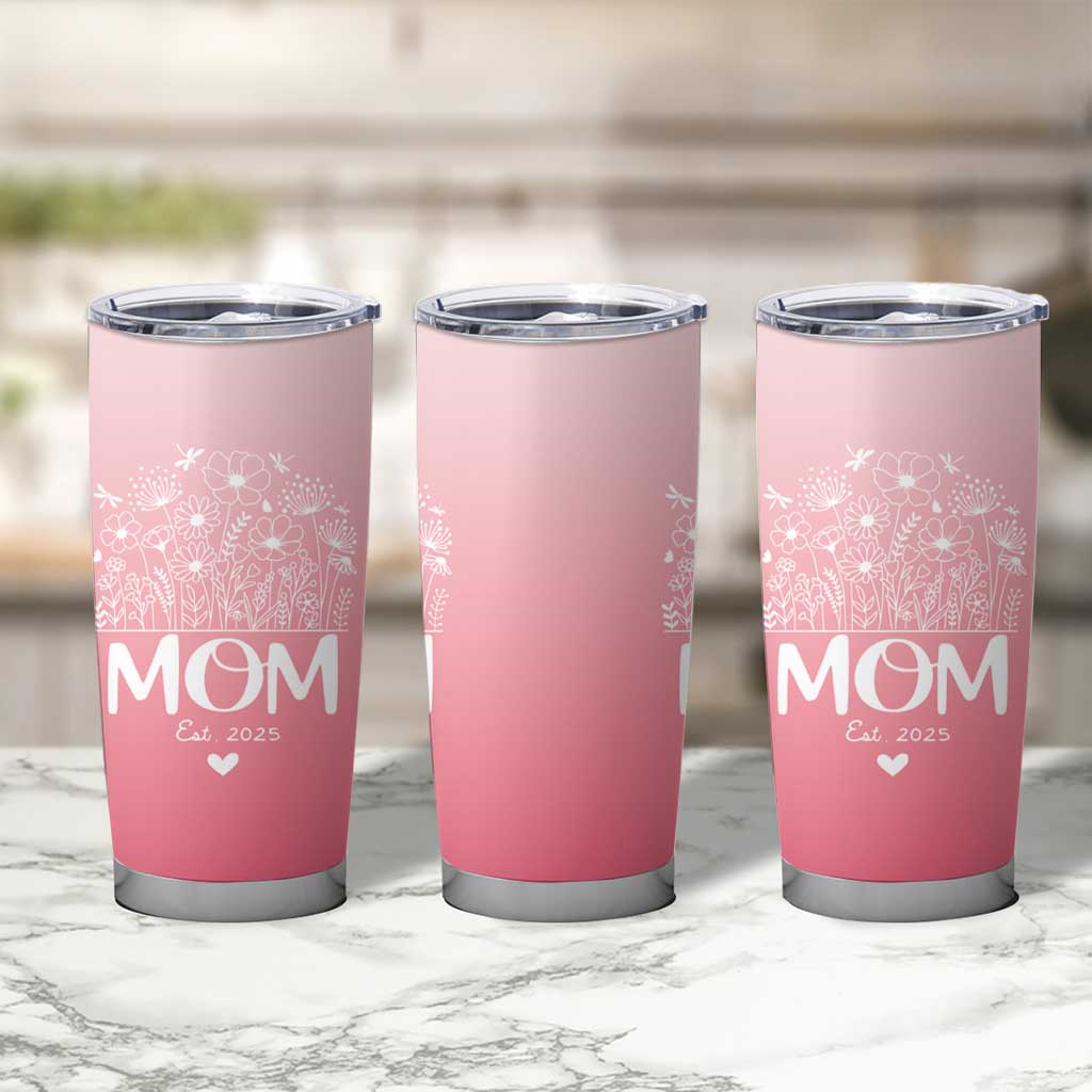 Mothers Day Gifts For New Mom 2025 Tumbler Cup First Time Mom Pregnant Mommy Expecting Mother Pink