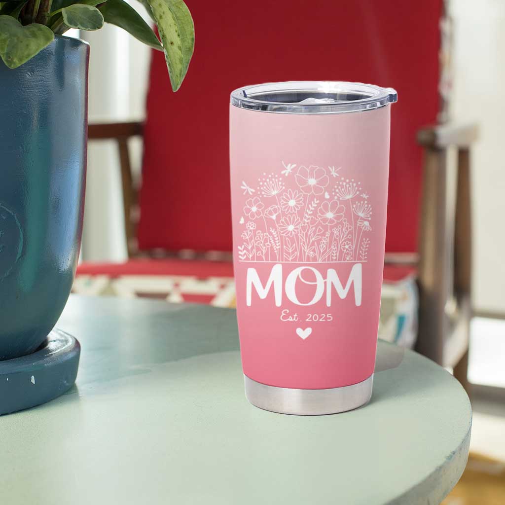 Mothers Day Gifts For New Mom 2025 Tumbler Cup First Time Mom Pregnant Mommy Expecting Mother Pink