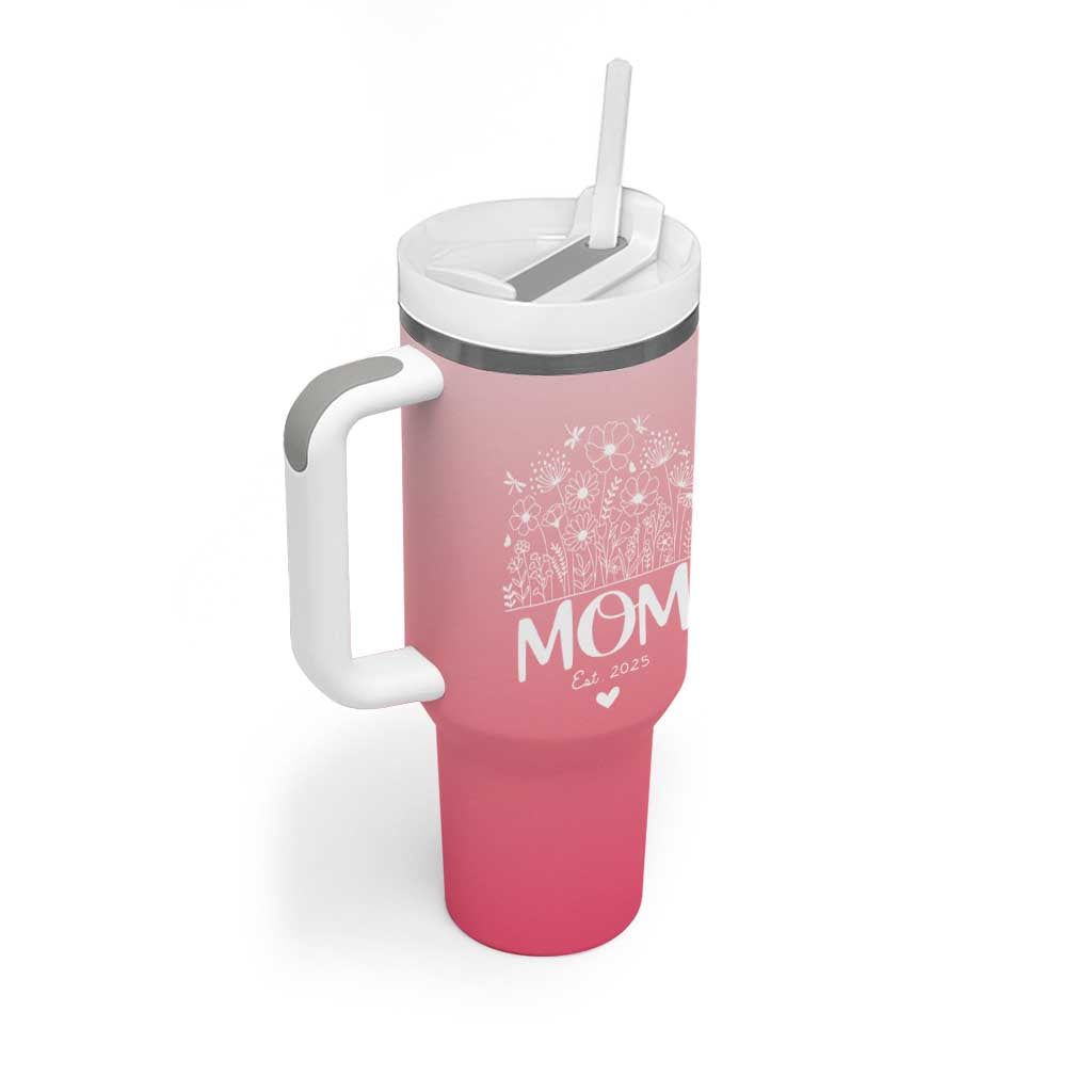 Mothers Day Gifts For New Mom 2025 Tumbler With Handle First Time Mom Pregnant Mommy Expecting Mother Pink