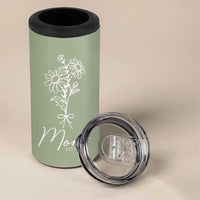 Mothers Day Gifts For New Mom 2025 4 in 1 Can Cooler Tumbler Flower First Time Mom Gift