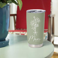 Mothers Day Gifts For New Mom 2025 Tumbler Cup Flower First Time Mom Gift