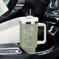 Mothers Day Gifts For New Mom 2025 Tumbler With Handle Flower First Time Mom Gift