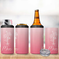 Mothers Day Gifts For New Mom 2025 4 in 1 Can Cooler Tumbler Flower First Time Mom Gift Pink