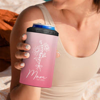 Mothers Day Gifts For New Mom 2025 4 in 1 Can Cooler Tumbler Flower First Time Mom Gift Pink