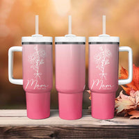 Mothers Day Gifts For New Mom 2025 Tumbler With Handle Flower First Time Mom Gift Pink