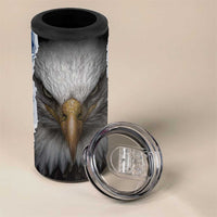 Proud Navy Veteran 4 in 1 Can Cooler Tumbler American Flag Eagle Military Gifts
