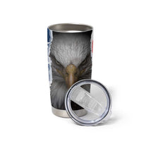 Proud Navy Veteran Tumbler Cup American Flag Eagle Military Gifts