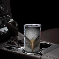 Proud Navy Veteran Tumbler Cup American Flag Eagle Military Gifts