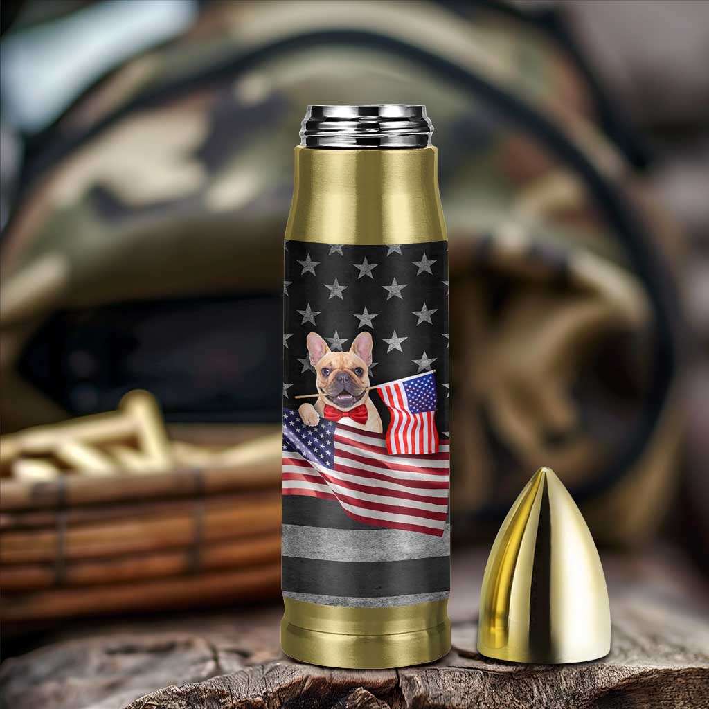The Dogfather Bullet Tumbler English Bulldog Dog Father Dad Owner Funny Cute Pup Doggo