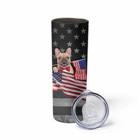 The Dogfather Skinny Tumbler English Bulldog Dog Father Dad Owner Funny Cute Pup Doggo