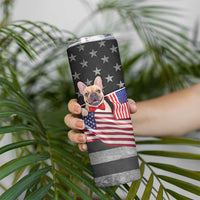 The Dogfather Skinny Tumbler English Bulldog Dog Father Dad Owner Funny Cute Pup Doggo