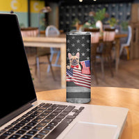 The Dogfather Skinny Tumbler English Bulldog Dog Father Dad Owner Funny Cute Pup Doggo