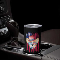 Dog Dad Gifts Tumbler Cup Funny Cute Pup Doggo American Flag