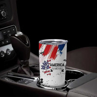 Happy 4th Of July Tumbler Cup America Sunflower Flag American Patriotic Flower