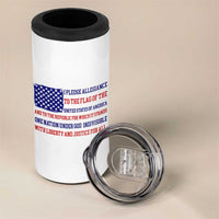 American Gifts 4 in 1 Can Cooler Tumbler Independence Day 4th Of July USA Flag