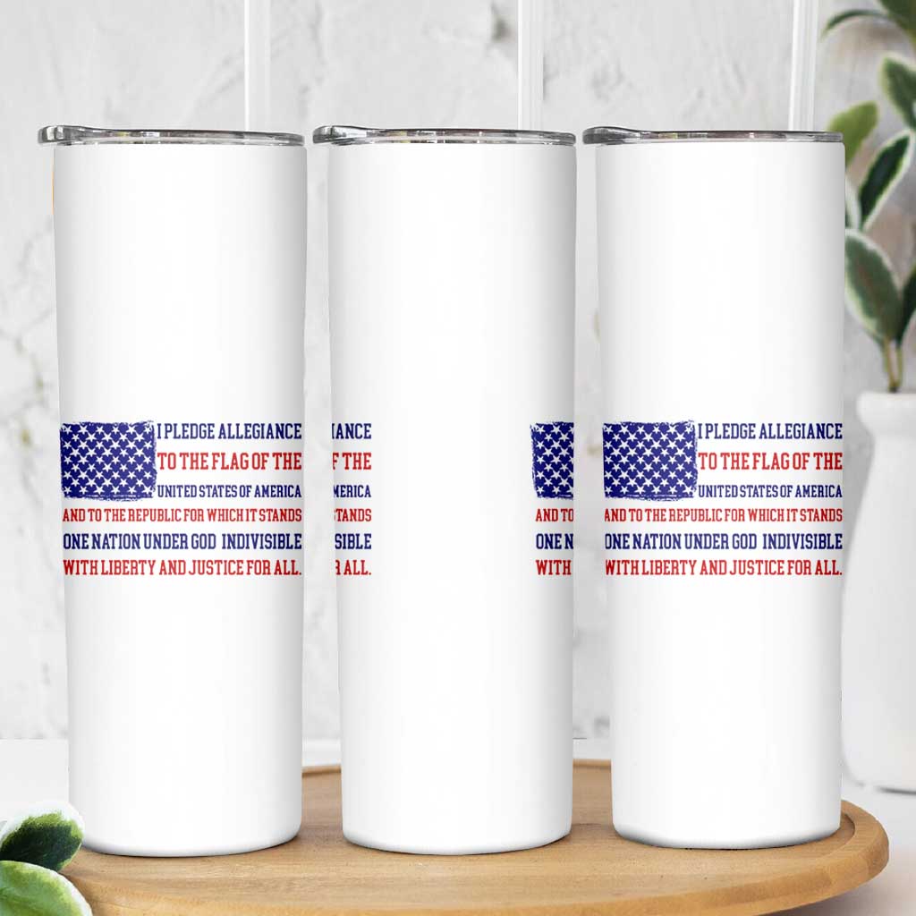 American Gifts Skinny Tumbler Independence Day 4th Of July USA Flag