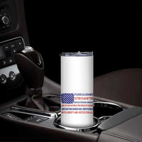 American Gifts Skinny Tumbler Independence Day 4th Of July USA Flag