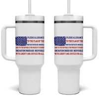 American Gifts Tumbler With Handle Independence Day 4th Of July USA Flag