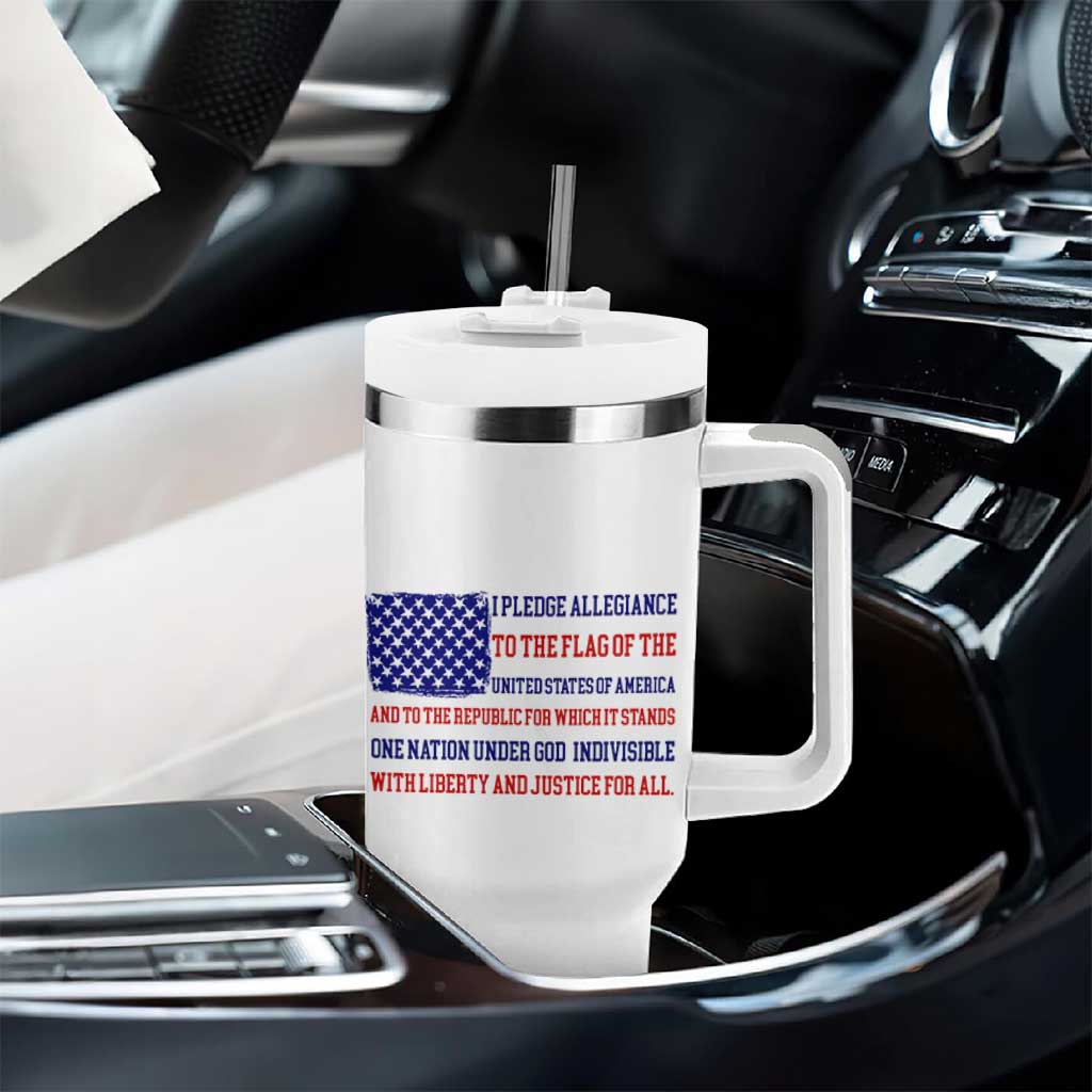 American Gifts Tumbler With Handle Independence Day 4th Of July USA Flag