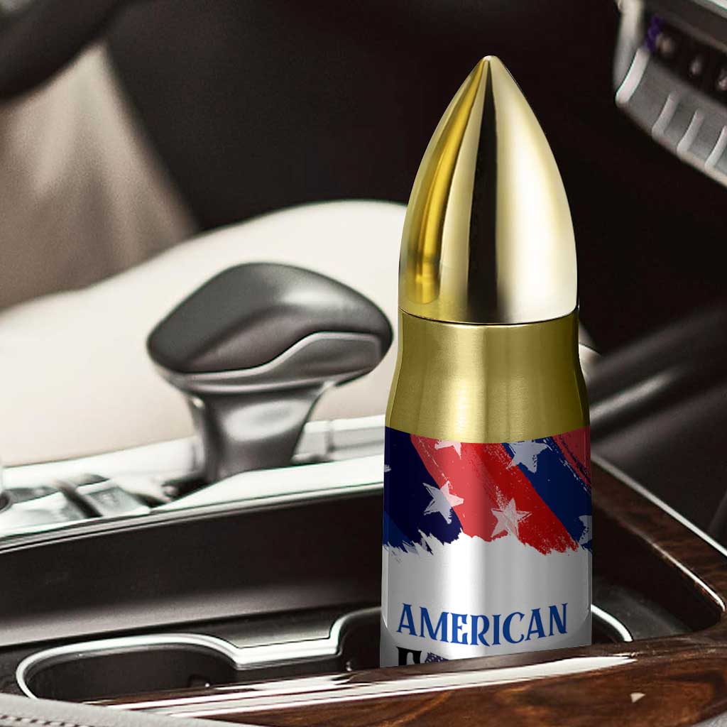 America Fck Yeah Bullet Tumbler Funny Patriotic USA Flag American Patriot