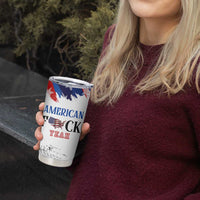 America Fck Yeah Tumbler Cup Funny Patriotic USA Flag American Patriot