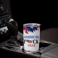 America Fck Yeah Tumbler Cup Funny Patriotic USA Flag American Patriot
