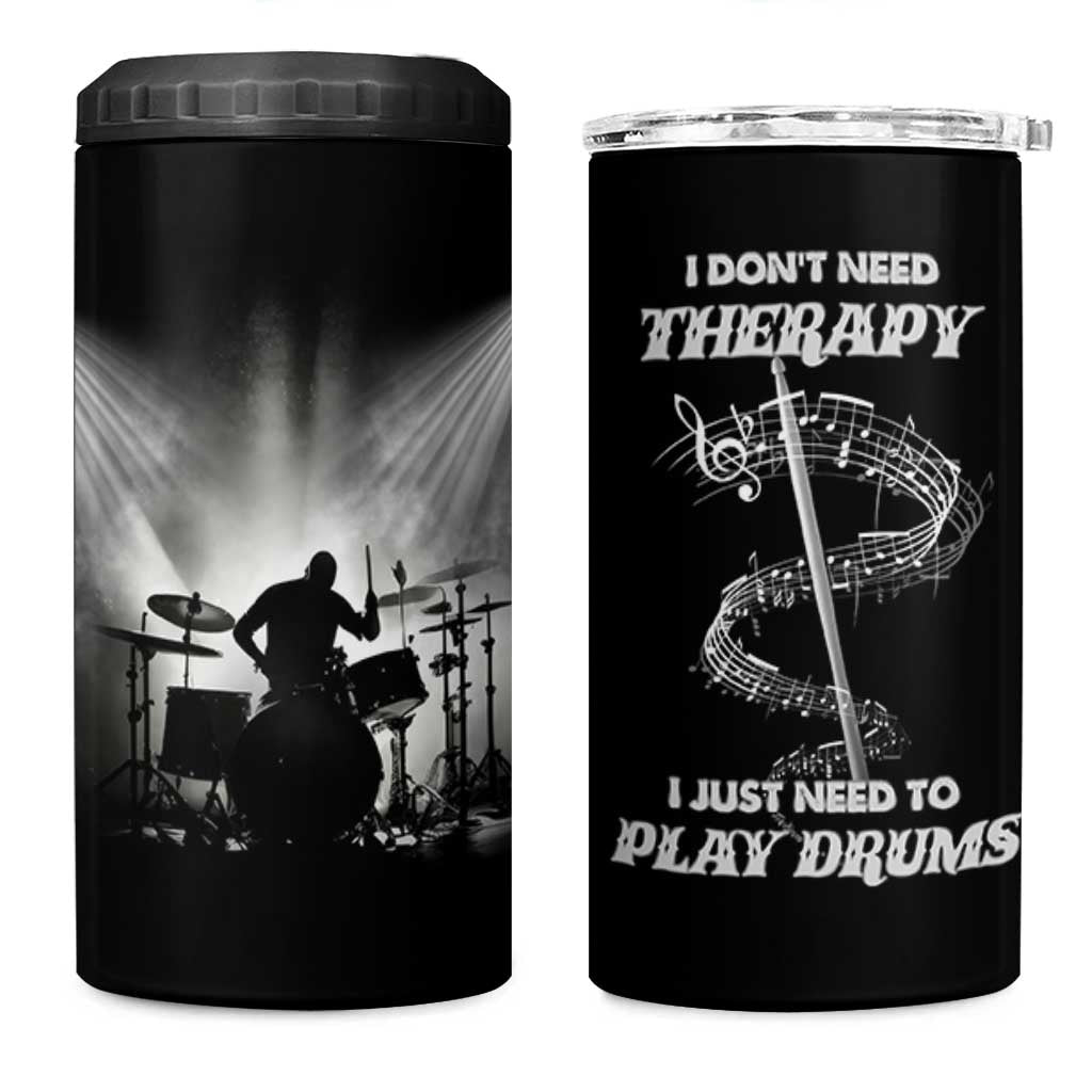 Drummer 4 in 1 Can Cooler Tumbler Drumstick Rock Music Lover Gift For Drummers