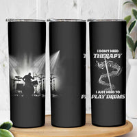 Drummer Skinny Tumbler Drumstick Rock Music Lover Gift For Drummers