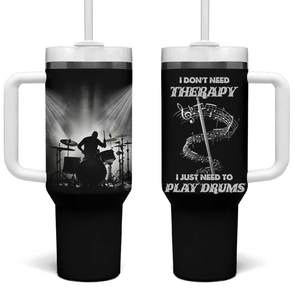 Drummer Tumbler With Handle Drumstick Rock Music Lover Gift For Drummers